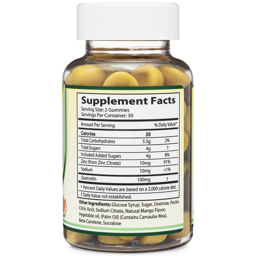 Quercetin + Zinc Gummies - Image 3